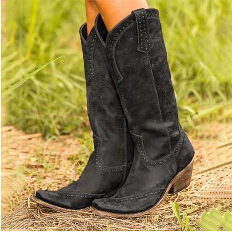 Paula | botas altas de estilo campero minimalistas