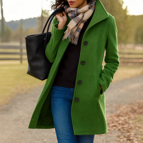 Verde con bufanda