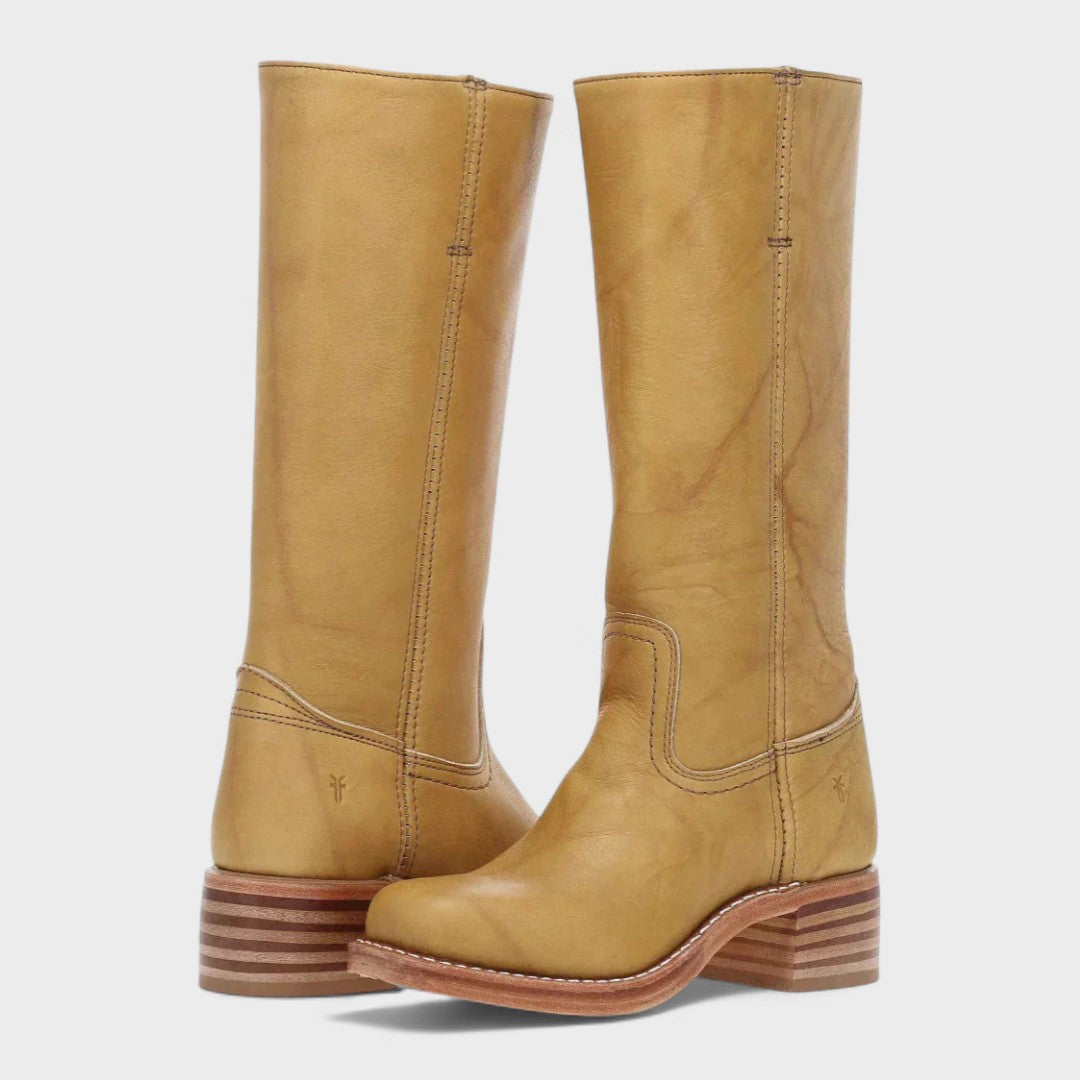Inés | botas altas clásicas con tacón ancho