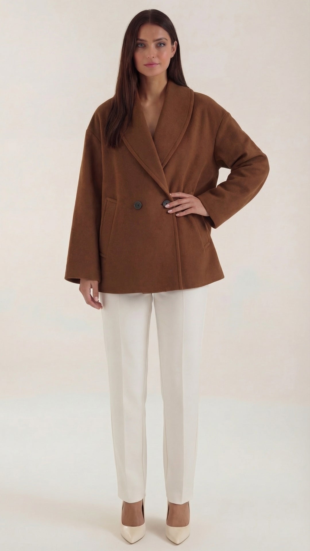 Isabel | abrigo oversized de corte casual