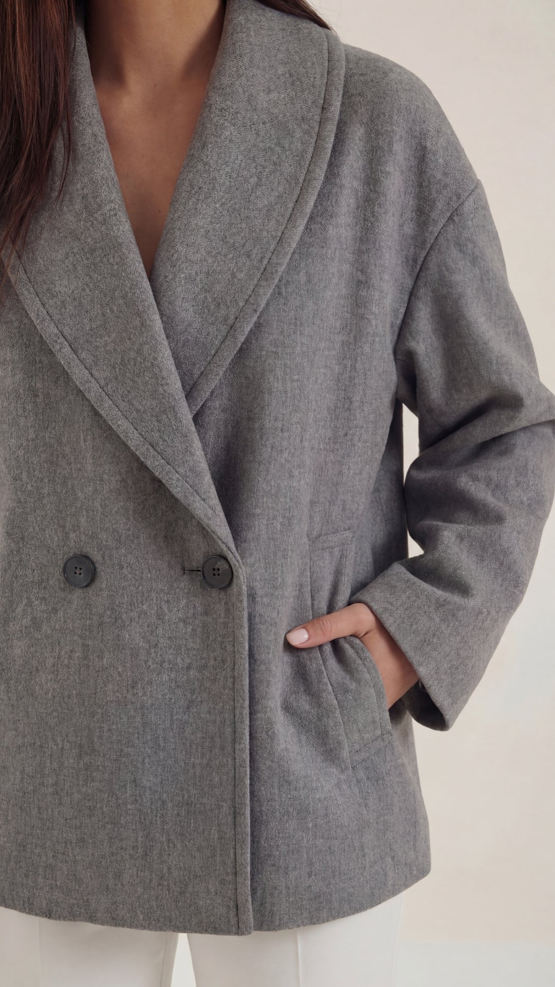 Isabel | abrigo oversized de corte casual