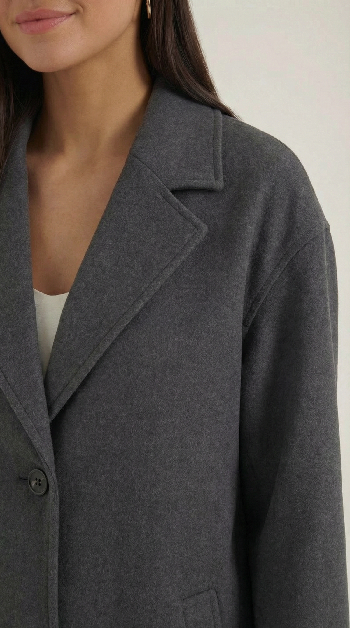 Pilar | abrigo oversized con forro interior