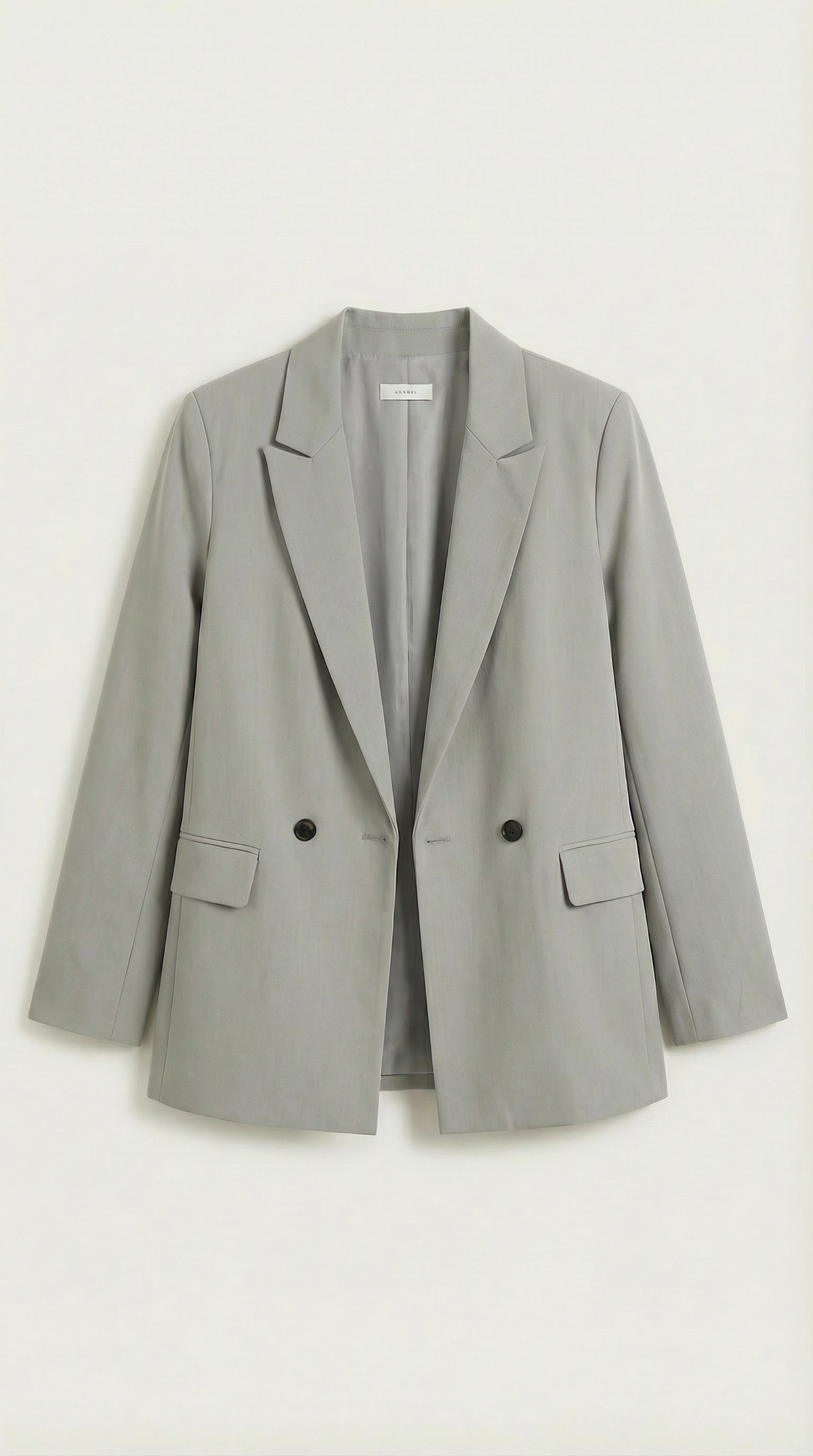 Susana | blazer largo con cintura marcada y hombreras discretas