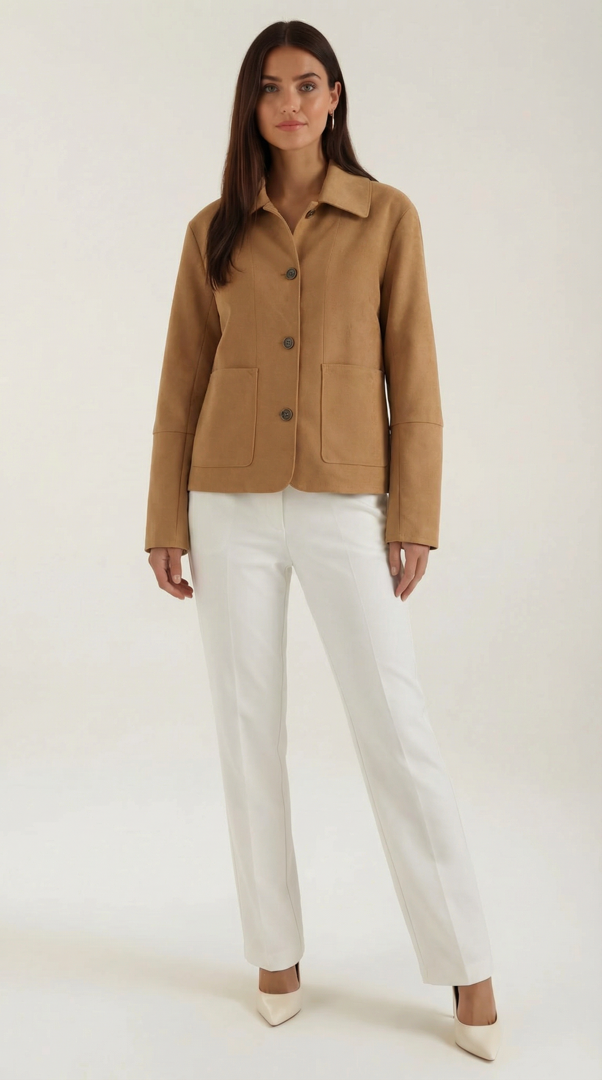 Laura | chaqueta corta con cierre de botones