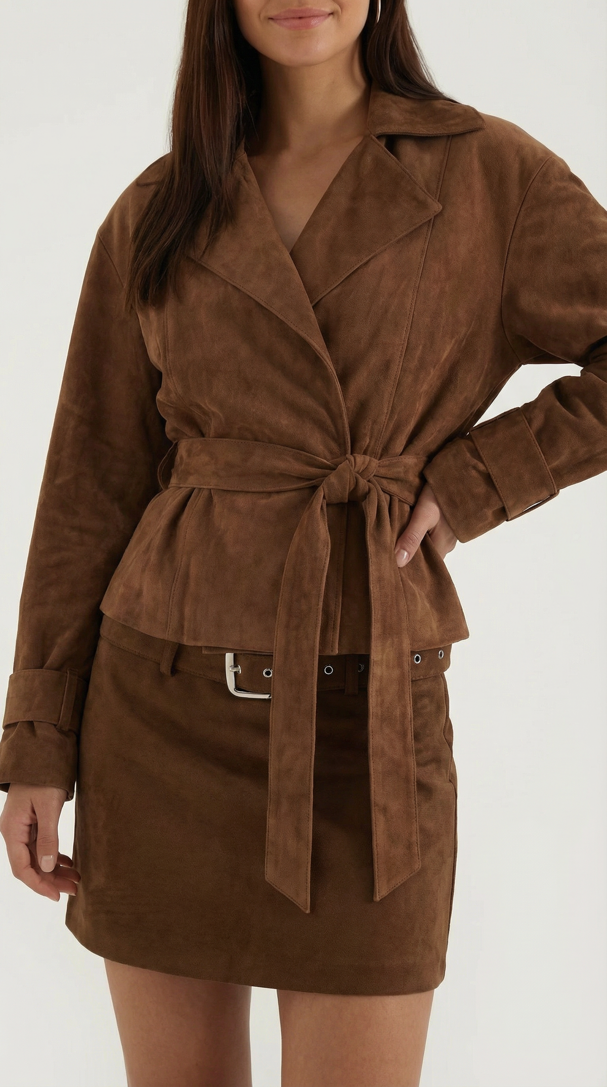 Cristina | chaqueta envolvente con cinturón ajustable