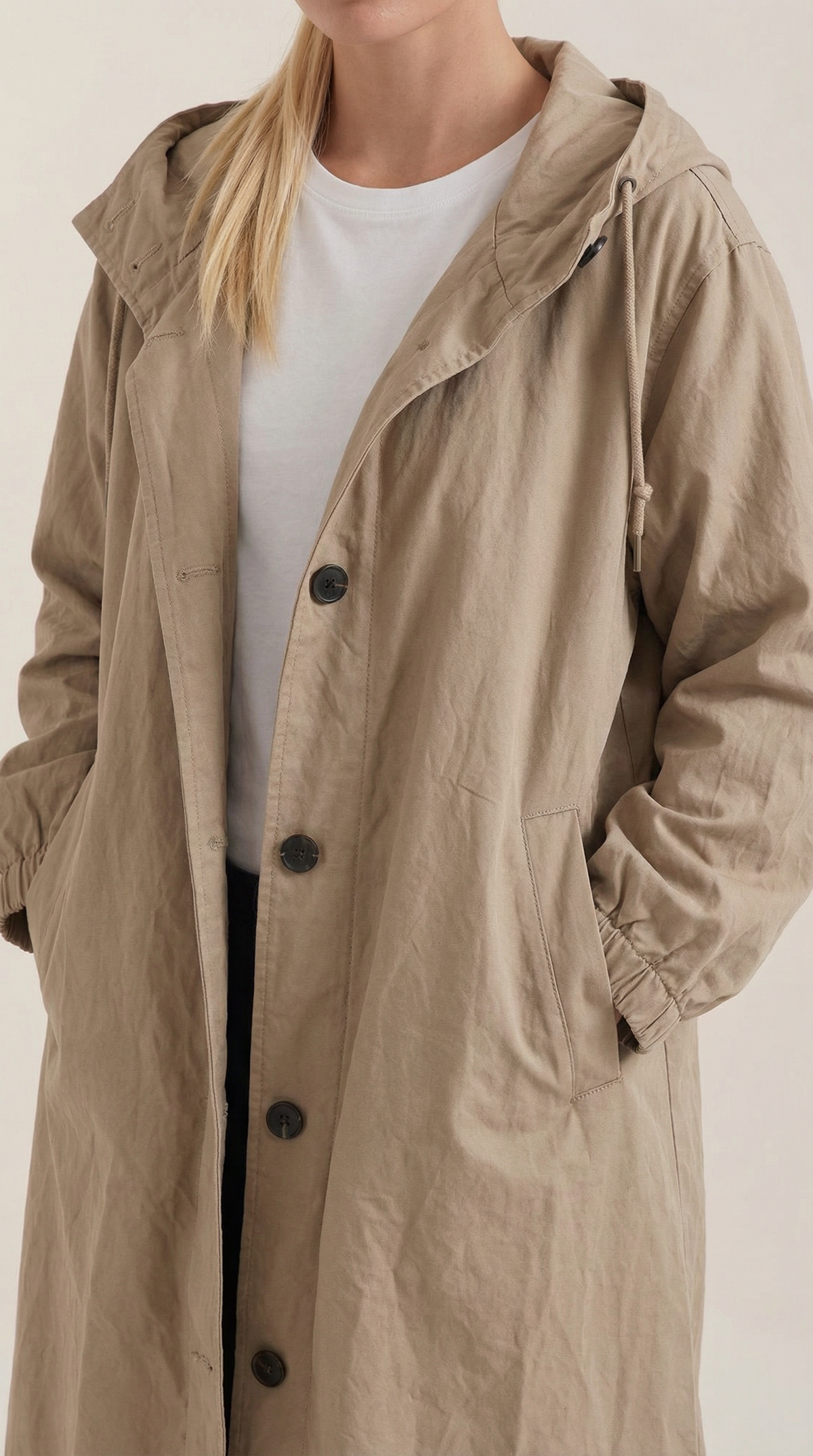 Isabel | chaqueta con capucha y bolsillos