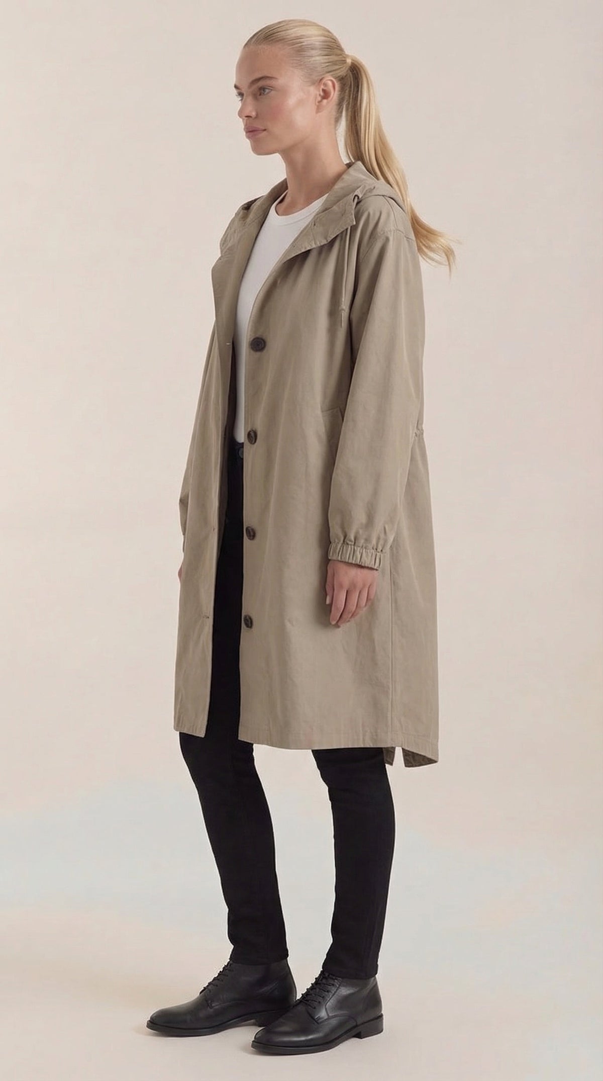 Isabel | chaqueta con capucha y bolsillos