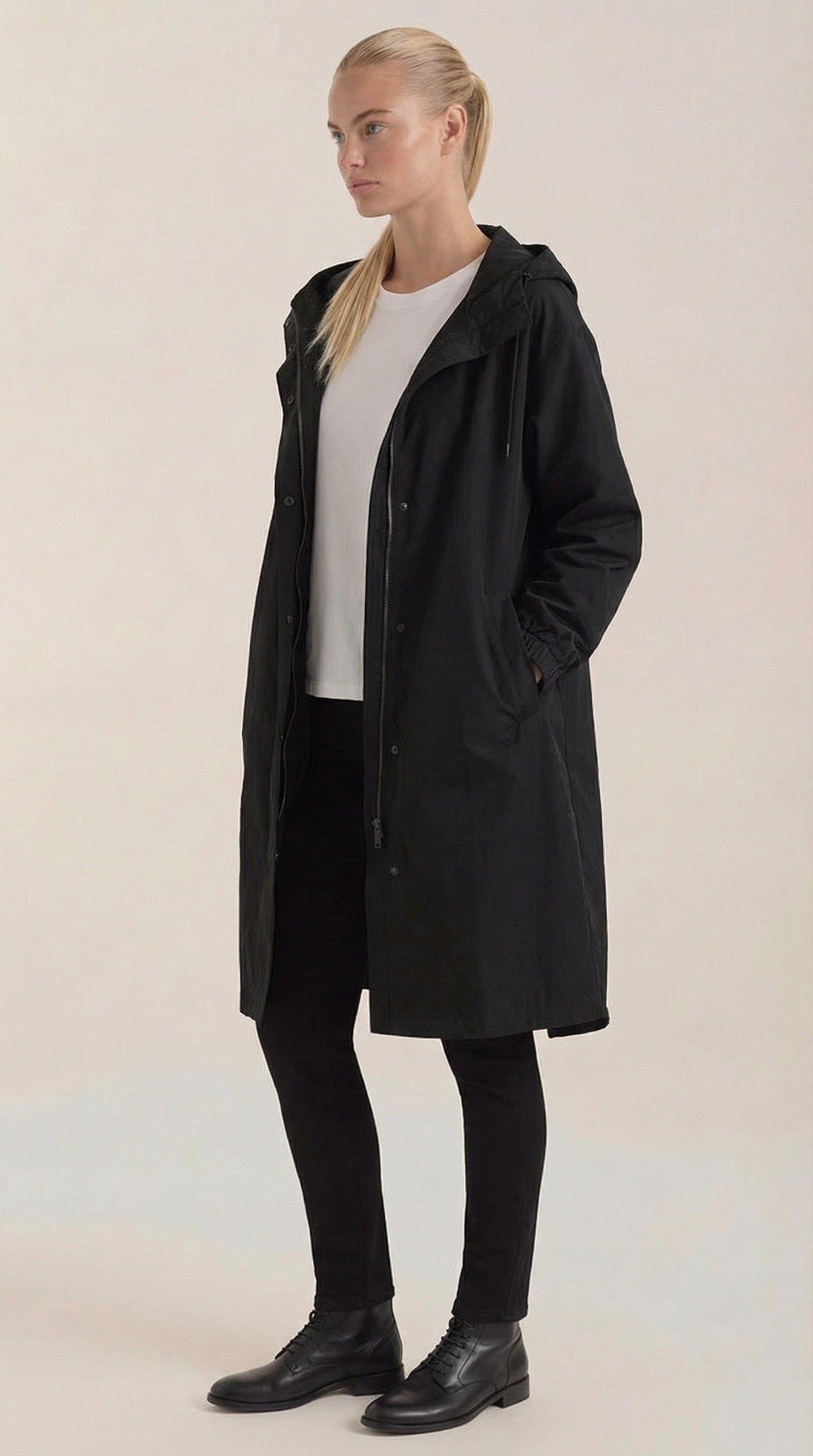 Isabel | chaqueta con capucha y bolsillos