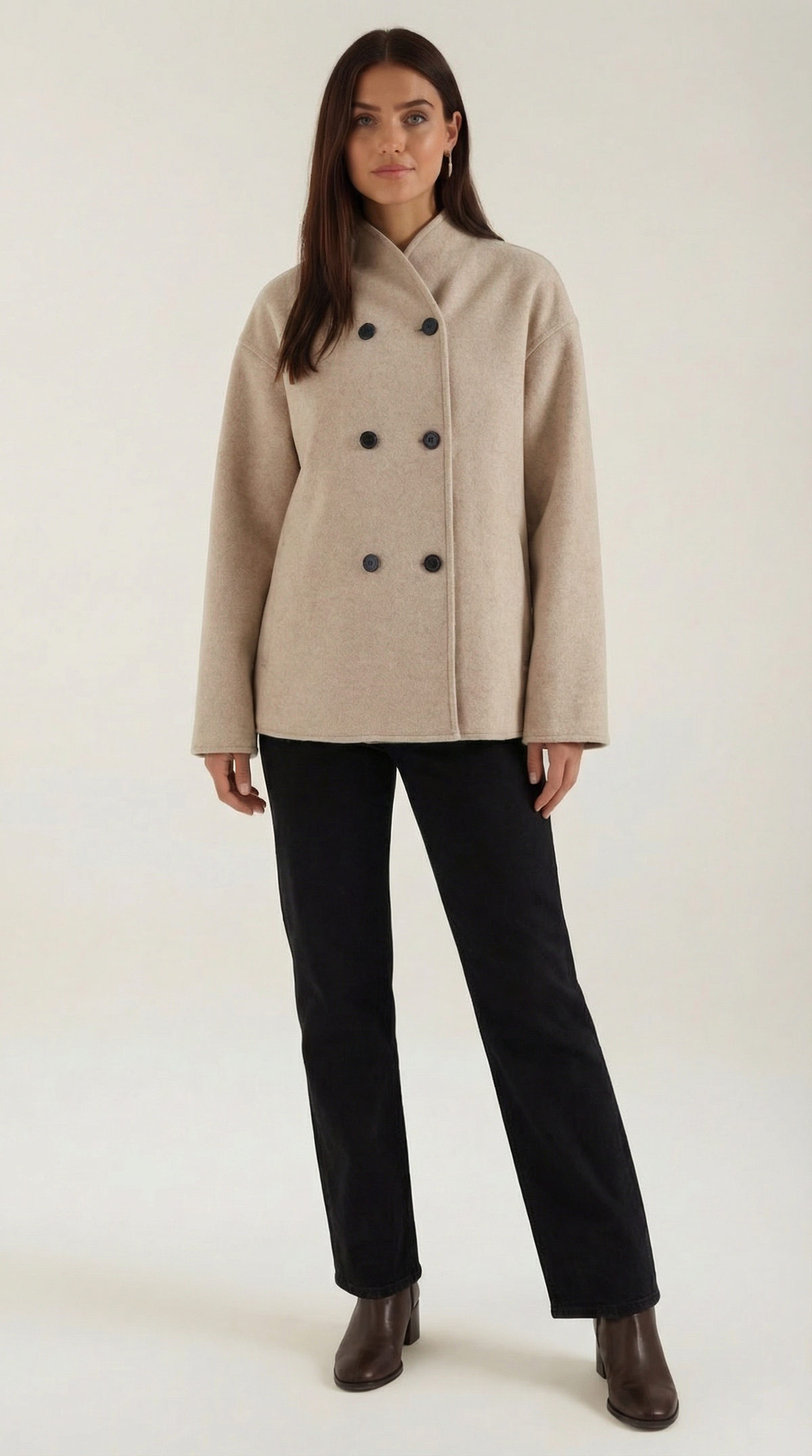 Silvia | chaqueta oversized con botones dobles